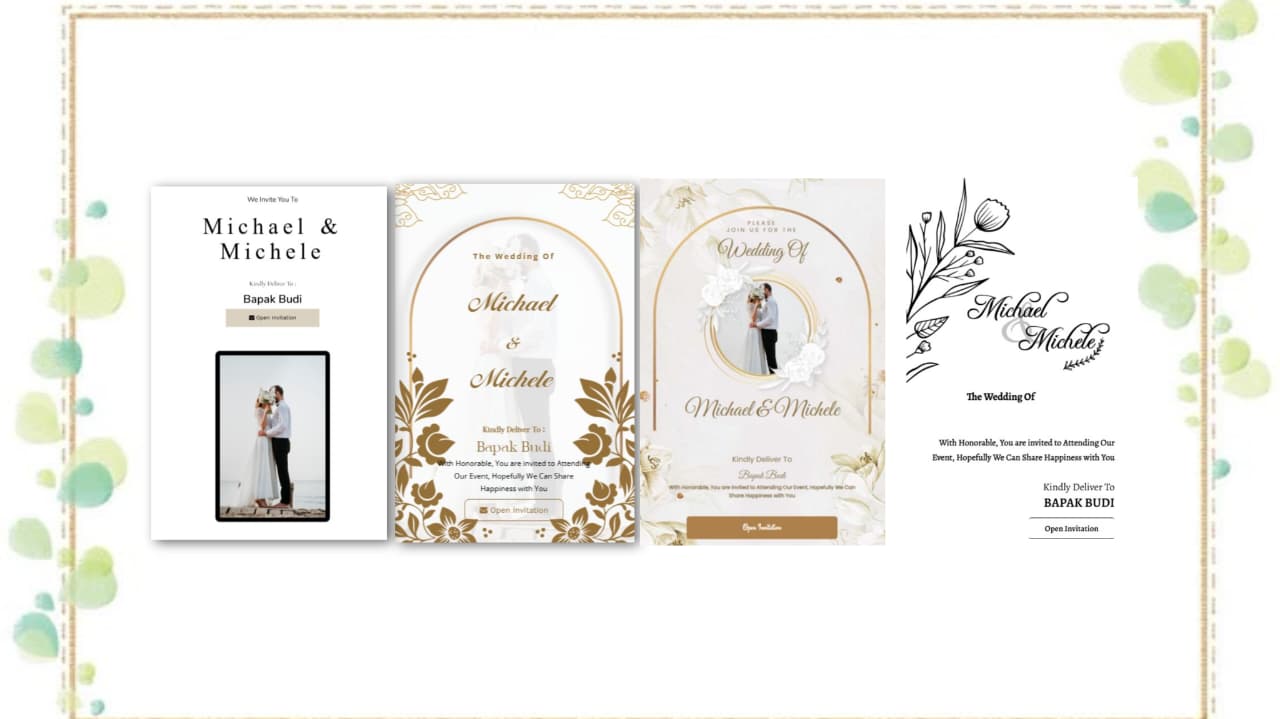 Simbol Kesucian Cinta di Balik Tema Putih Undangan Pernikahan