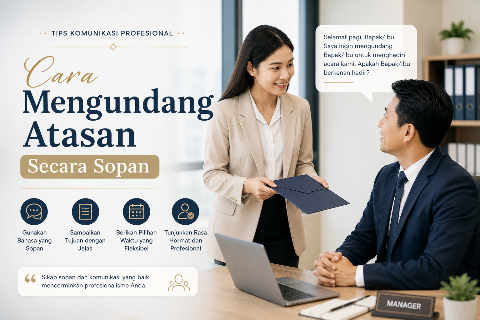 Cara Mengundang Atasan Secara Sopan