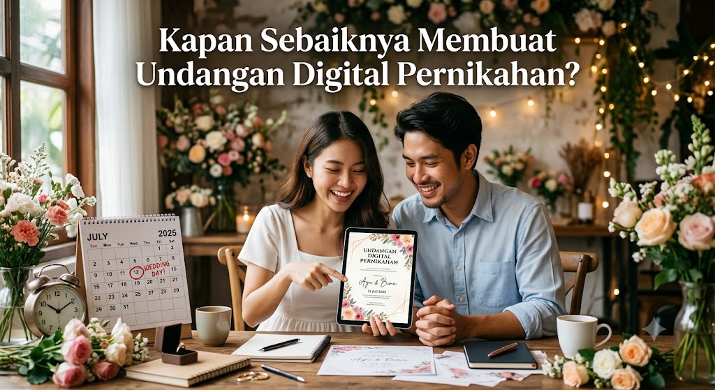 Kapan Sebaiknya Membuat Undangan Digital Pernikahan?